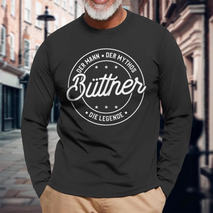 Büttner Der Mann Der Mythos Die Legende Langarmshirts Geschenke für alte Männer