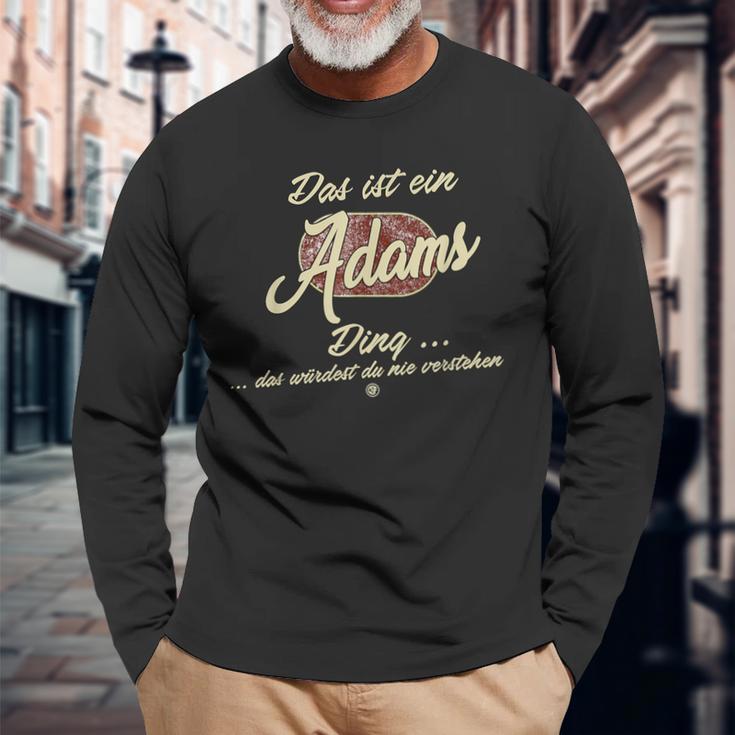 Das Ist Ein Adams Ding Family Adams Langarmshirts Geschenke für alte Männer