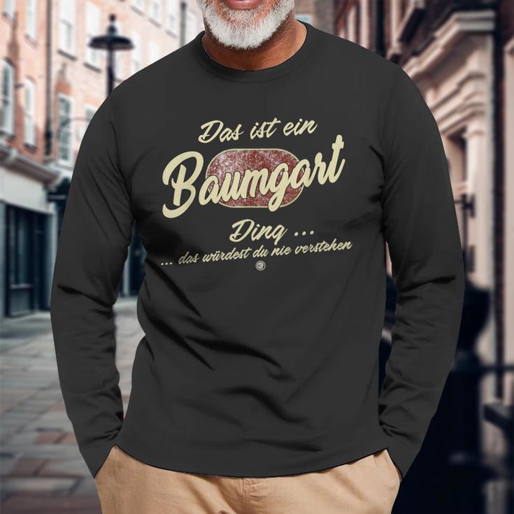 Das Ist Ein Baumgart Ding Family Baumgart S Langarmshirts Geschenke für alte Männer