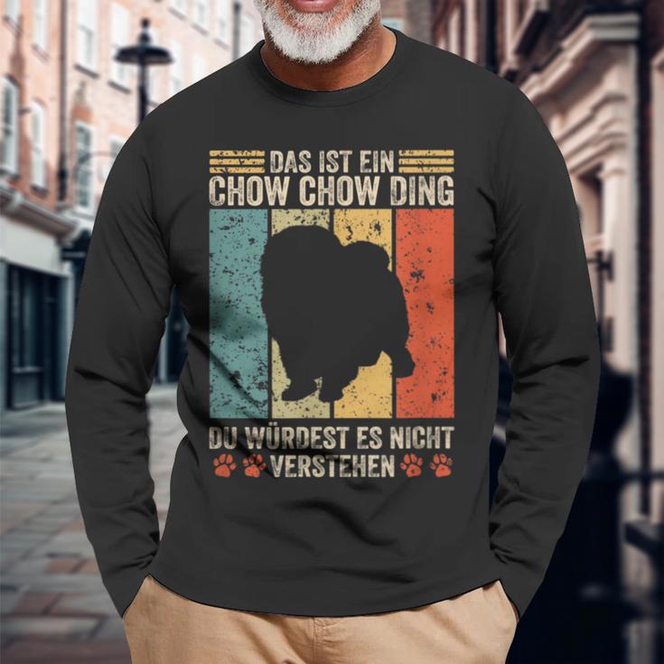 Das Ist Ein Chow Chow Ding Langarmshirts Geschenke für alte Männer