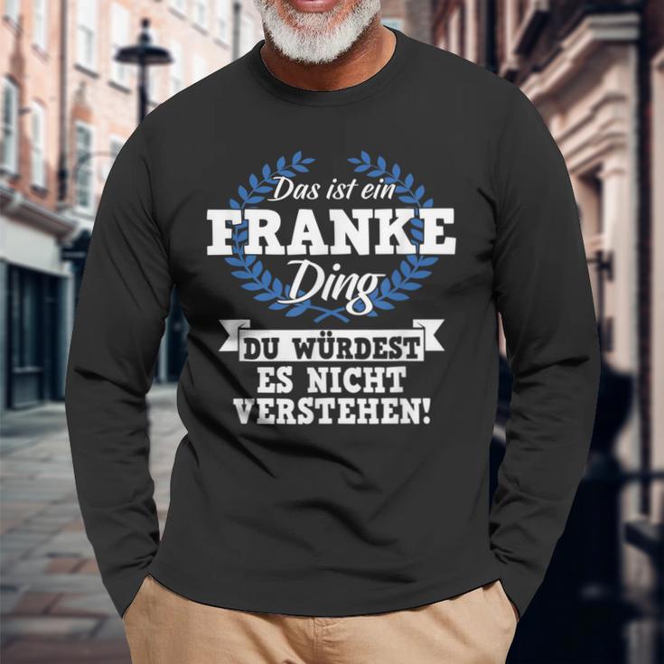 Das Ist Ein Franke Ding Du Würdest Es Nicht Understand Langarmshirts Geschenke für alte Männer