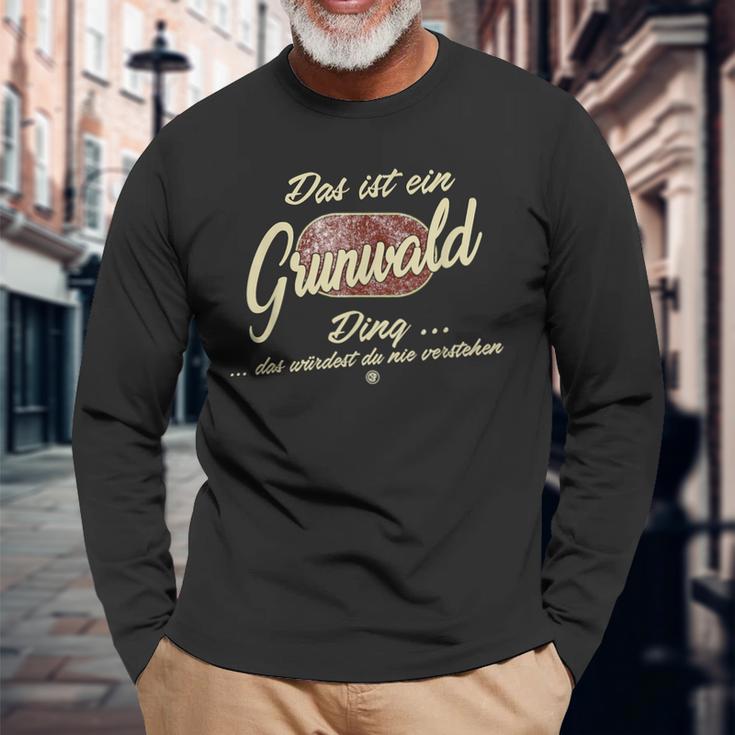 Das Ist Ein Grunwald Ding Family Grunwald Langarmshirts Geschenke für alte Männer