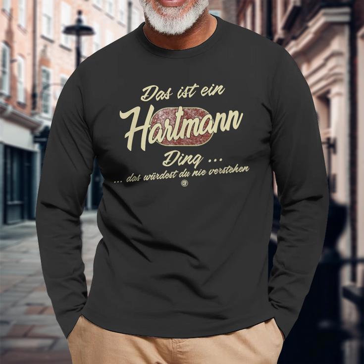 'Das Ist Ein Hartmann Ding' Family Langarmshirts Geschenke für alte Männer