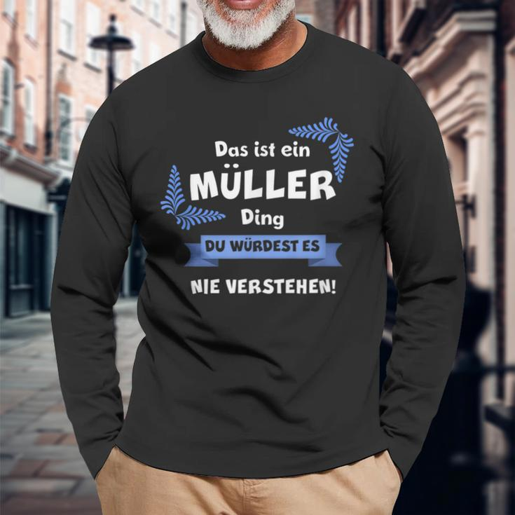 Das Ist Ein Muler Ding Du Würdest Es Nicht Untersteh Langarmshirts Geschenke für alte Männer