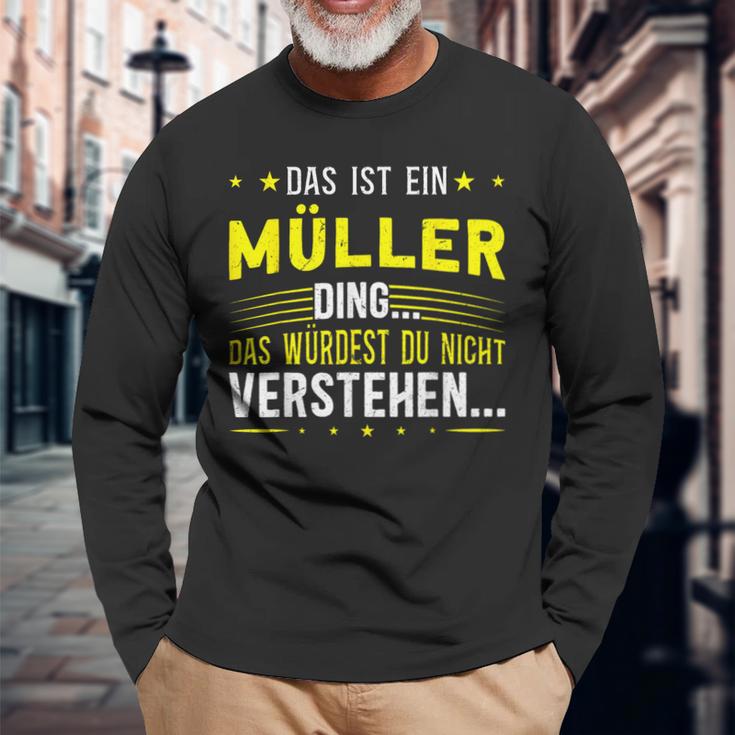 Das Ist Ein Müller Ding Das Ist Ein Müller Ding S Langarmshirts Geschenke für alte Männer