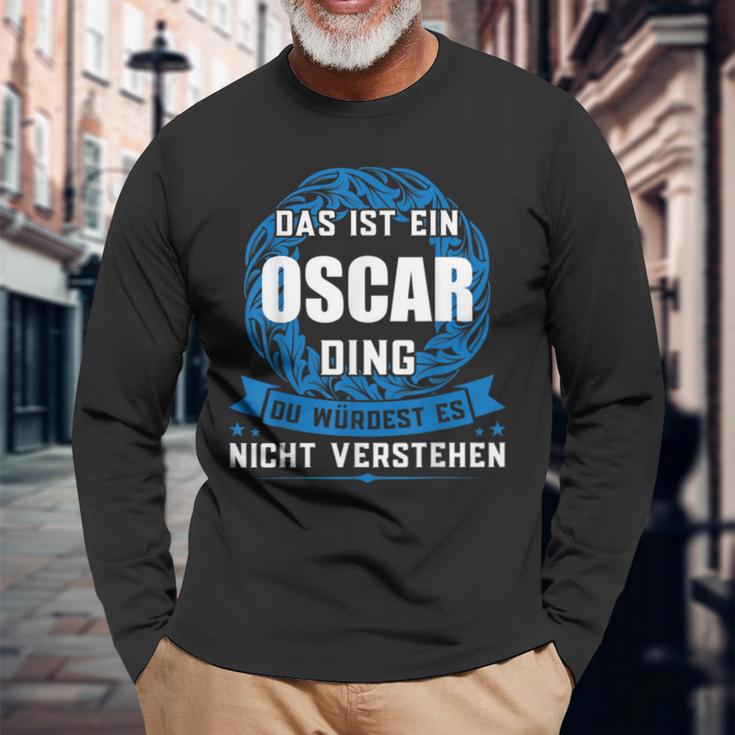 Das Ist Ein Oscar Dingorname Langarmshirts Geschenke für alte Männer