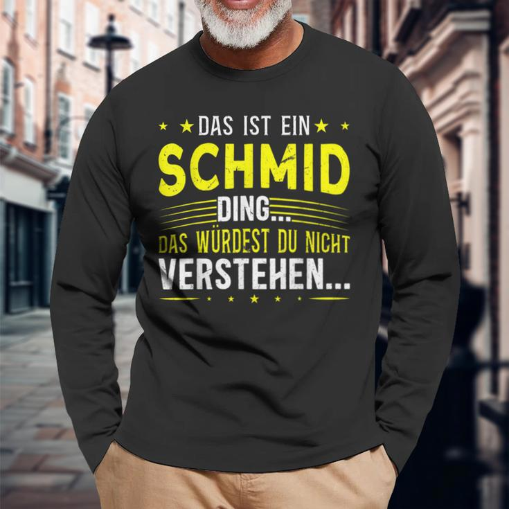 Das Ist Ein Schmid Ding Das Ist Ein Schmid Ding Langarmshirts Geschenke für alte Männer