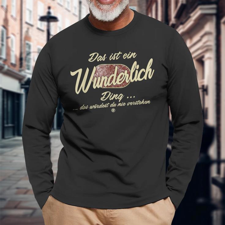 Das Ist Ein Wunderlich Ding Das Ist Ein Wunderlich Ding Langarmshirts Geschenke für alte Männer