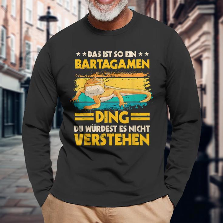 Das Ist So Ein Bartagamen Ding Reptil Sachen Bartagame Langarmshirts Geschenke für alte Männer