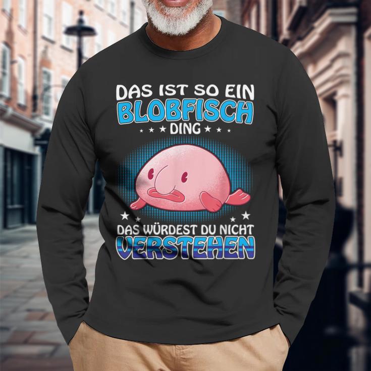 Das Ist So Ein Blobfisch Ding Ugly Blobfisch Langarmshirts Geschenke für alte Männer