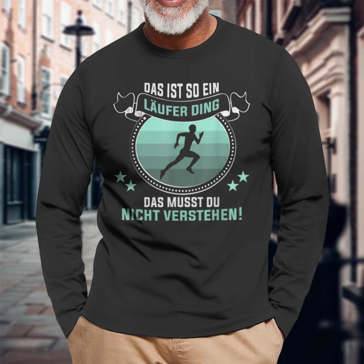 Das Ist So Ein Läufer Ding Jogging Runner Langarmshirts Geschenke für alte Männer