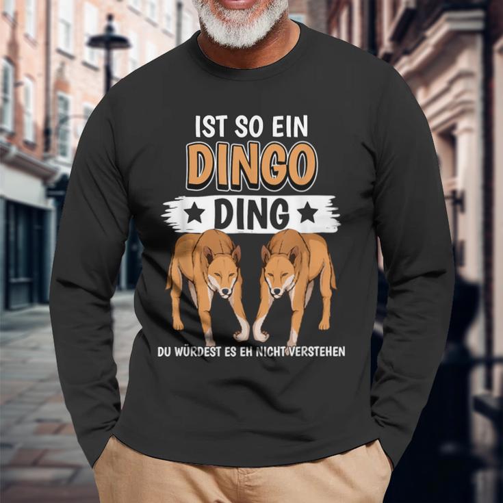 Dingos Ist So Ein Dingo Langarmshirts Geschenke für alte Männer