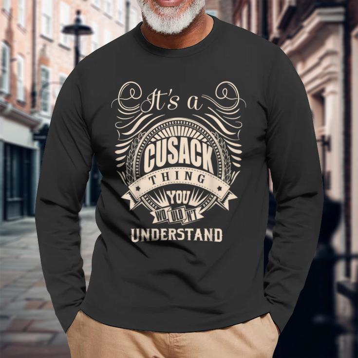 Es Ist Ein Cusack Ding Langarmshirts Geschenke für alte Männer