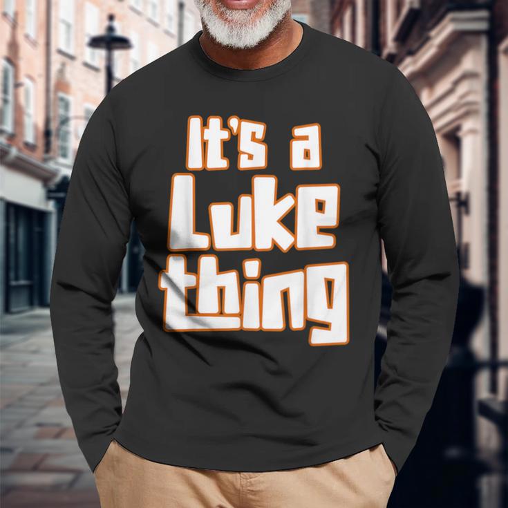 Es Ist Ein Luke-Ding Langarmshirts Geschenke für alte Männer