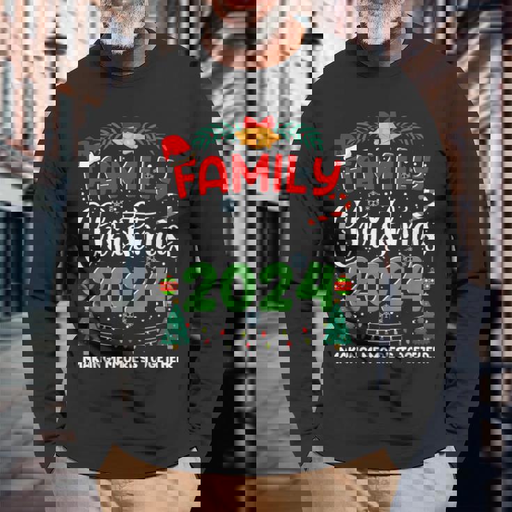 Family Christmas 2024 Matching Family Christmas Squad Xmas Long Sleeve T-Shirt Gifts for Old Men