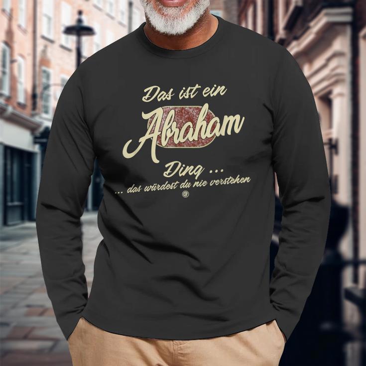 Family Abraham Das Ist Ein Abraham Ding Langarmshirts Geschenke für alte Männer