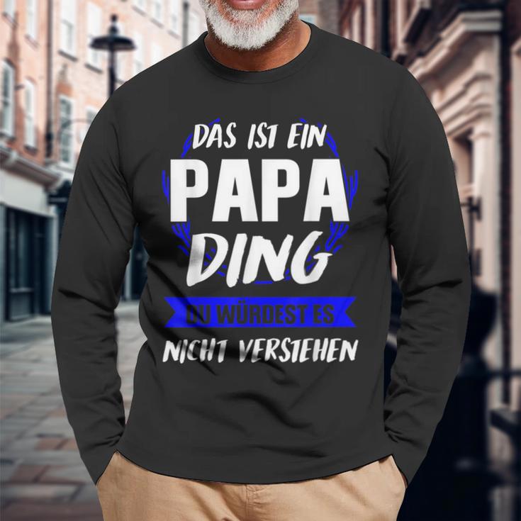 Herren Das Ist Ein Papa Ding Papa Eltern Langarmshirts Geschenke für alte Männer