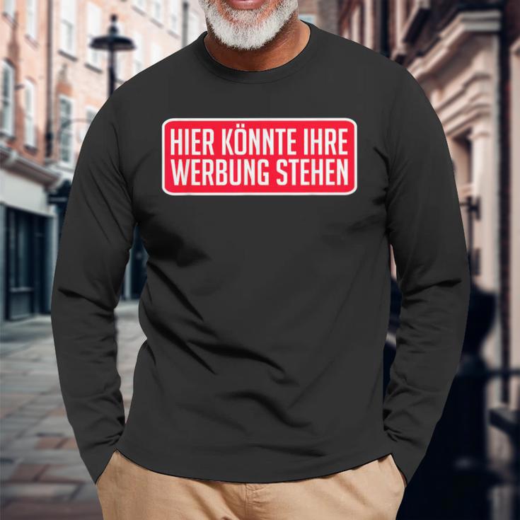 Hier Kann Ihre Werbung Stehhen Für Einen Influencer Langarmshirts Geschenke für alte Männer