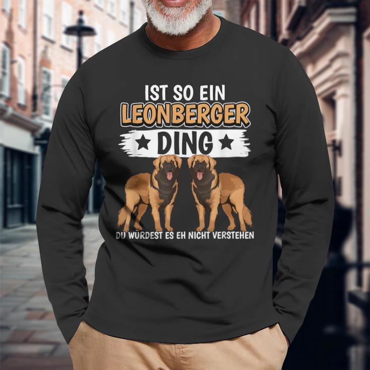 Hundehalter Sachen Ist So Ein Leonberger Ding Leonberger Langarmshirts Geschenke für alte Männer