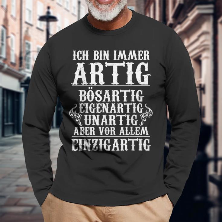 Ich Bin Immer Ar Langarmshirts Geschenke für alte Männer