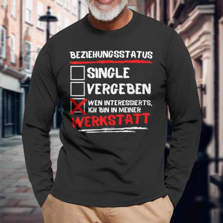 Ich Bin In Meiner Werkstatus Langarmshirts Geschenke für alte Männer