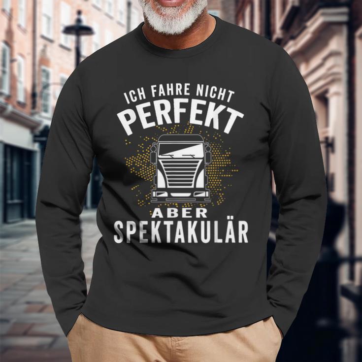 Ich Fahre Nicht Perfekt Aber Spectacär Ich Fahre Nicht Perfekt Langarmshirts Geschenke für alte Männer