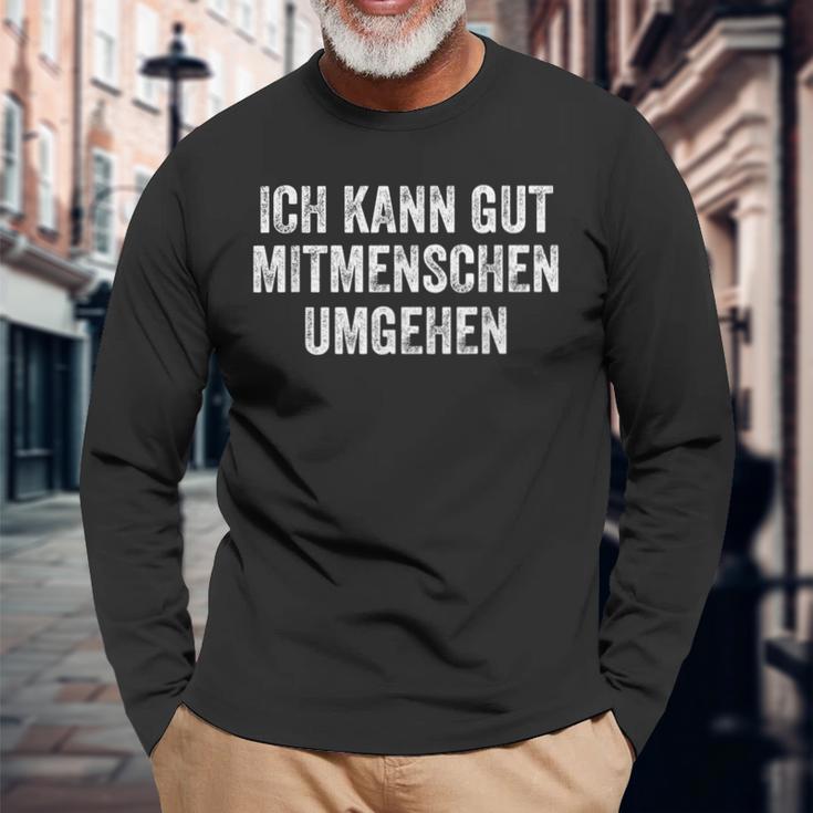 Ich Kann Gut Mitschen Absen Langarmshirts Geschenke für alte Männer