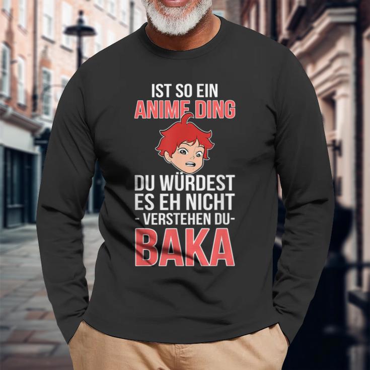 'Ist So Ein Anime Ding Nicht Understand' Langarmshirts Geschenke für alte Männer