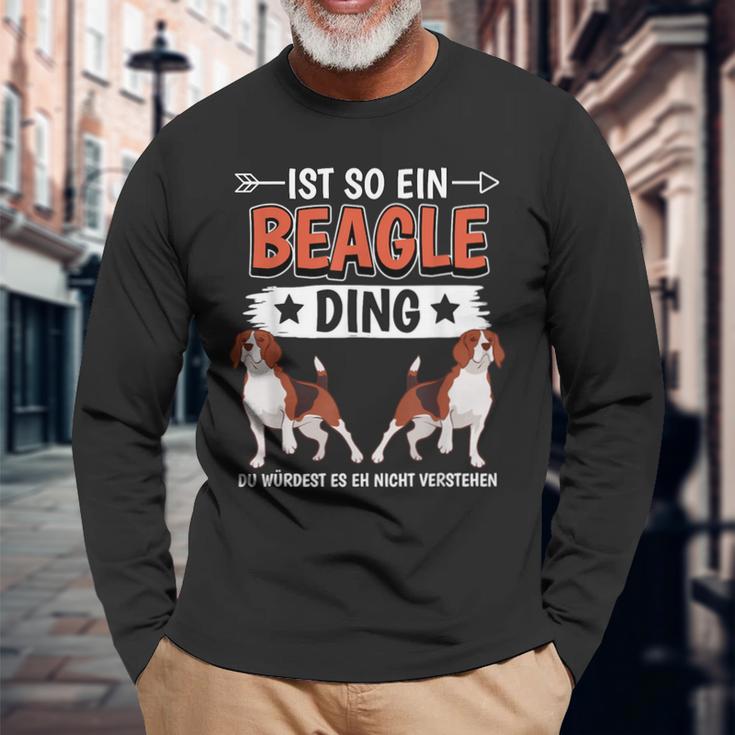 Ist So Ein Beagle Ding Beagle Langarmshirts Geschenke für alte Männer