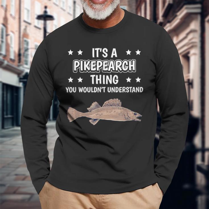 Ist So Ein Hechtspecht Ding Lustiger Spruch Hechtspechte Langarmshirts Geschenke für alte Männer