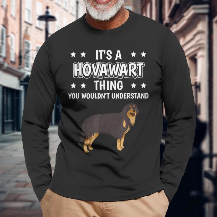 Ist So Ein Hovawart Ding Lustiger Spruch Hovawarts Langarmshirts Geschenke für alte Männer