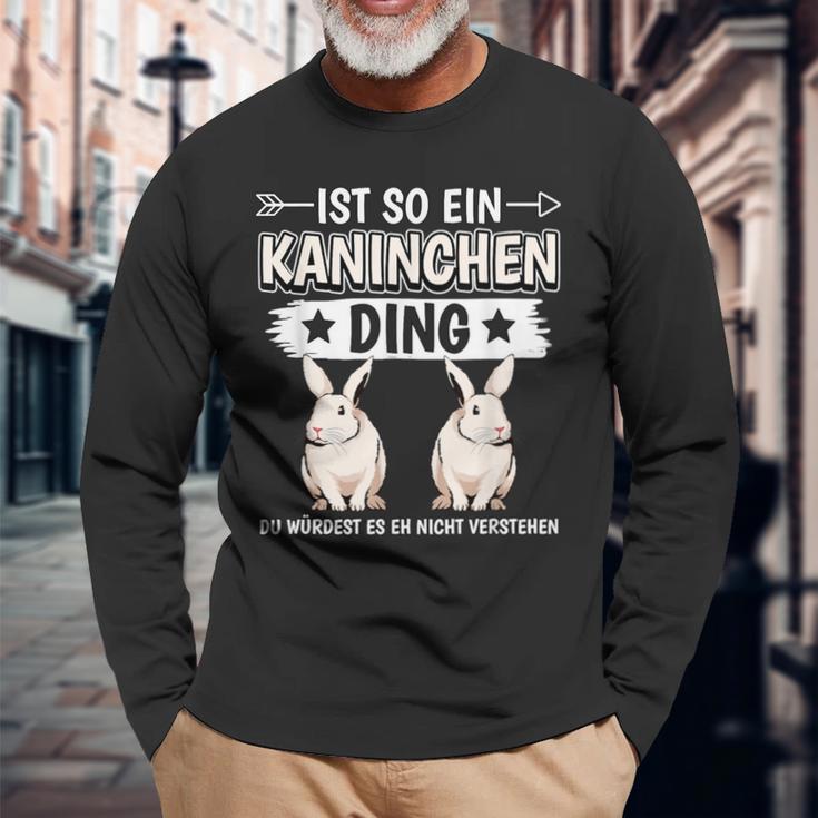 Ist So Ein Rabinchen Ding Rabbit Langarmshirts Geschenke für alte Männer