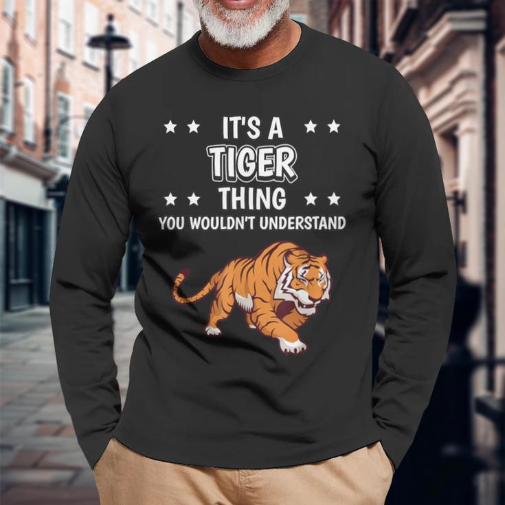 Ist So Ein Tiger Ding Saying Tiger Langarmshirts Geschenke für alte Männer