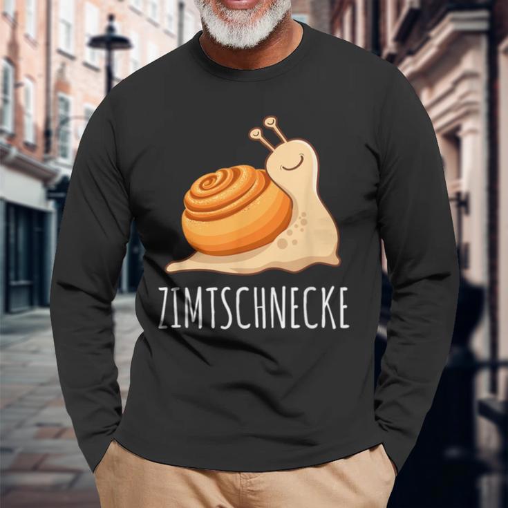 Kanelbull Gifflar Sugar Snail Langarmshirts Geschenke für alte Männer