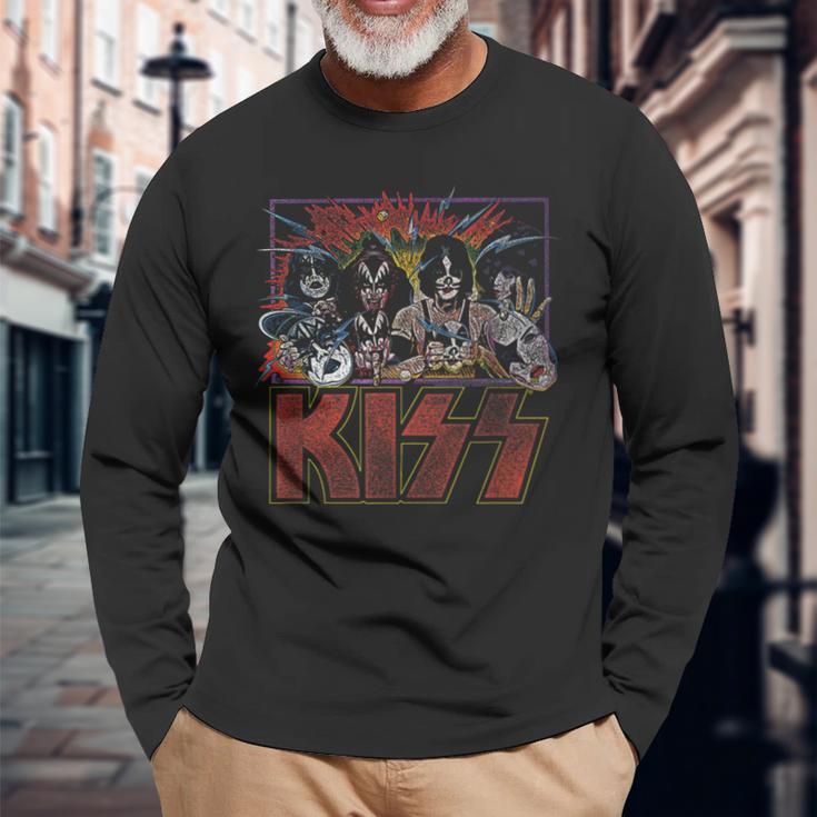 Kiss Unmasked Ii Langarmshirts Geschenke für alte Männer