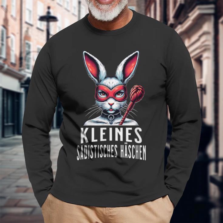 Kleines Häschen Lustiges Hobby Motiv Langarmshirts Geschenke für alte Männer