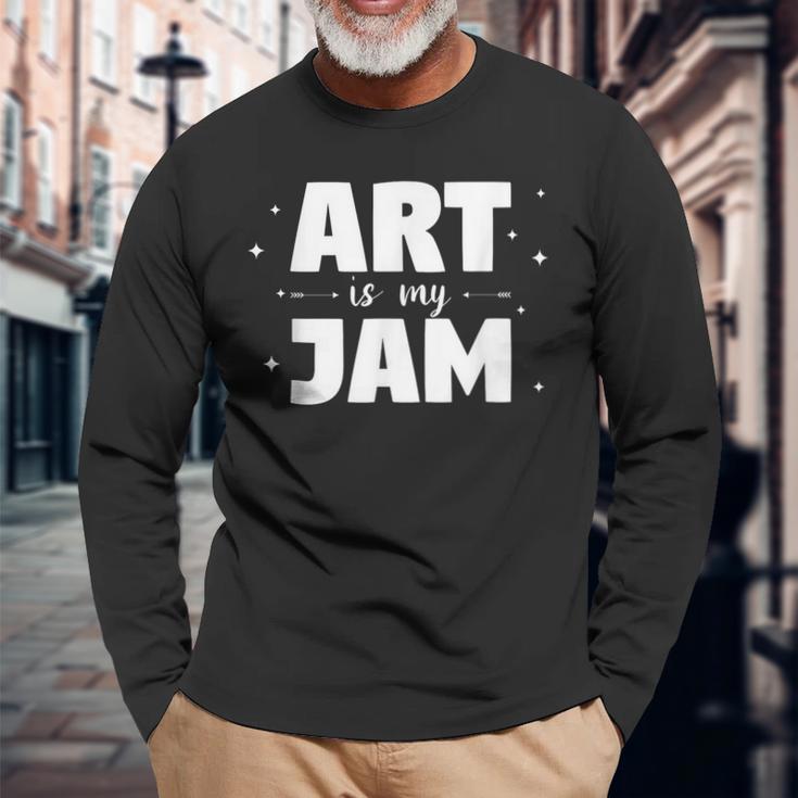 Kunst Ist Mein Ding Für Einen Lehrer Langarmshirts Geschenke für alte Männer