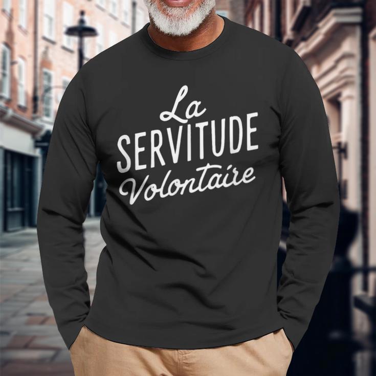 La Servitudeolontaire Langarmshirts Geschenke für alte Männer