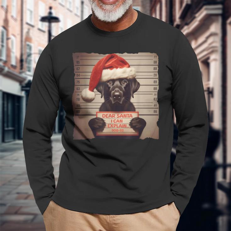 Labrador Retriever Dog Christmas Langarmshirts Geschenke für alte Männer