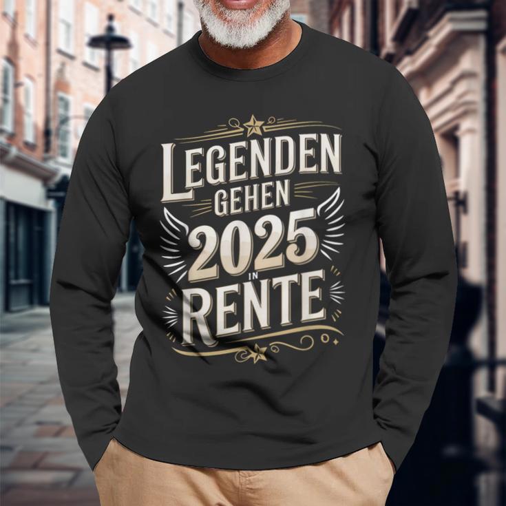 Legends Go 2025 In Retirement Langarmshirts Geschenke für alte Männer