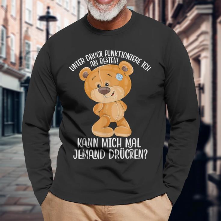 Liebe Teddy Freund Langarmshirts Geschenke für alte Männer