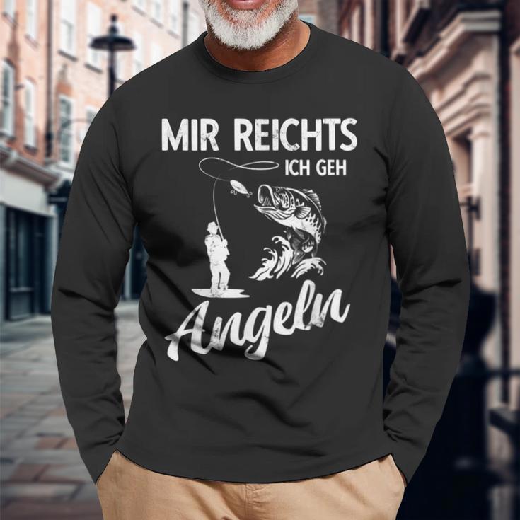 Mir Reichts Ich Geh Angeln Fischer Angler Langarmshirts Geschenke für alte Männer