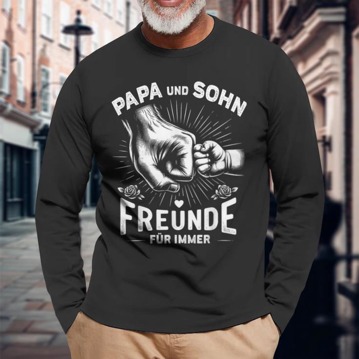 Papa Und Sohn Beste Freundeater Langarmshirts Geschenke für alte Männer