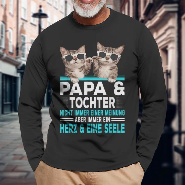 Papa Und Tochter Herz Und Eine Seele Partner Look Langarmshirts Geschenke für alte Männer