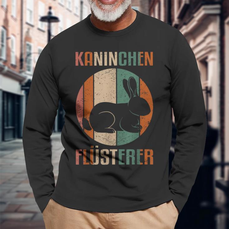 Rabbit Whisperer Langarmshirts Geschenke für alte Männer