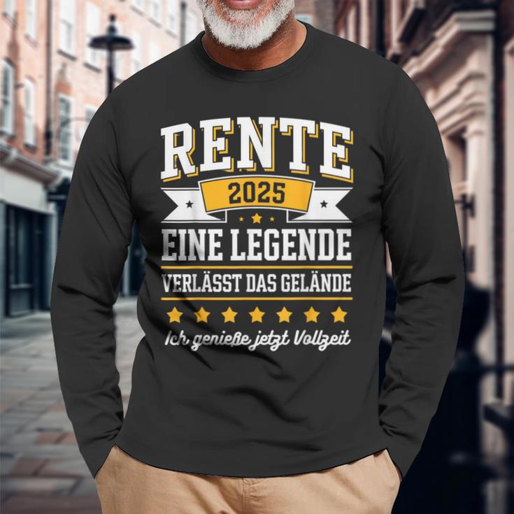 Rente 2025 Rentner 2025 Renteneintritt 2025 Langarmshirts Geschenke für alte Männer