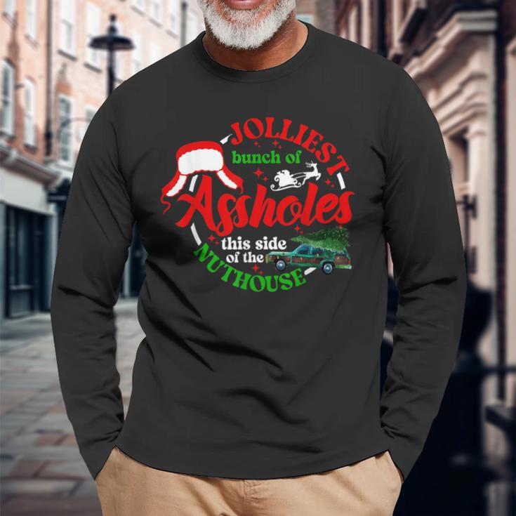 Retro Jolliest Bunch Of Assholes This Side Of The Nut House Long Sleeve ...