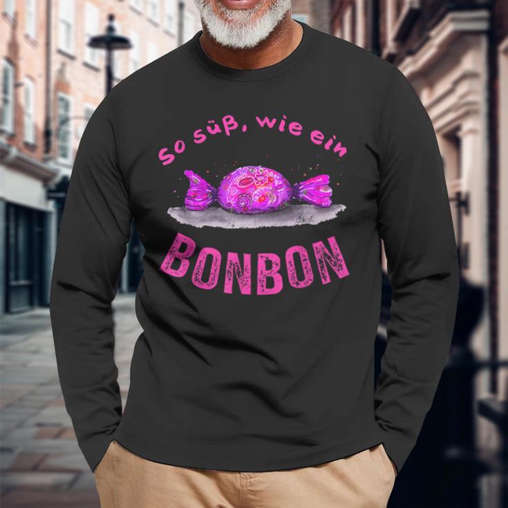 So Üß Wie Ein Bonbonbon Langarmshirts Geschenke für alte Männer