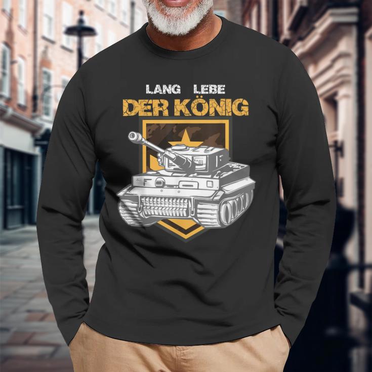 Tank Tiger Tank 1943 Ww2 Langarmshirts Geschenke für alte Männer