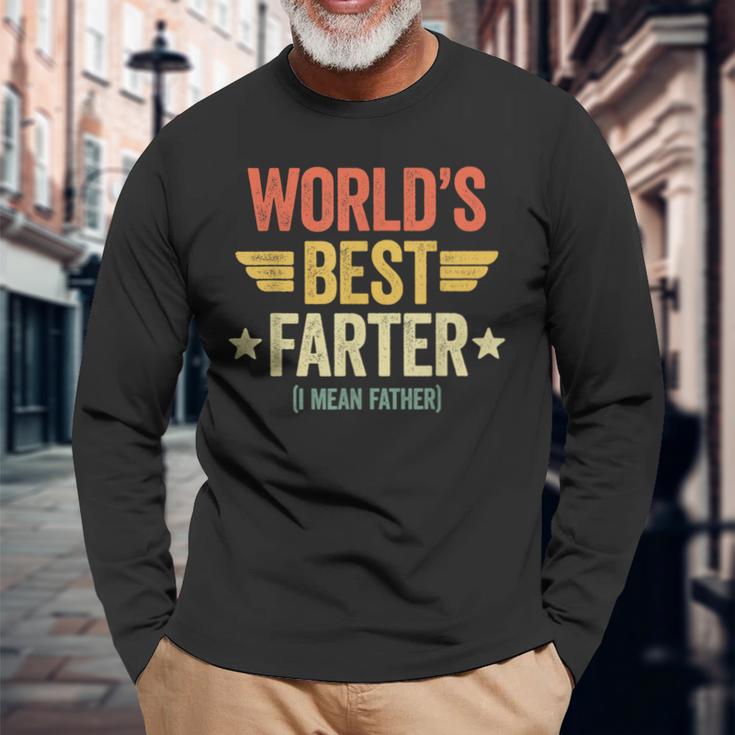 World's Best Farter Langarmshirts Geschenke für alte Männer